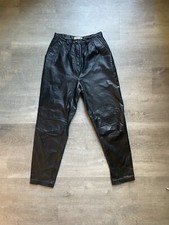 Lord  Taylor Vintage Leather Pants High Rise Pleated Front Size 6