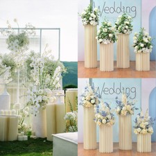 Folding Paper Roman Column Flower Stand Cylinder Pedestal Wedding Centerpieces A