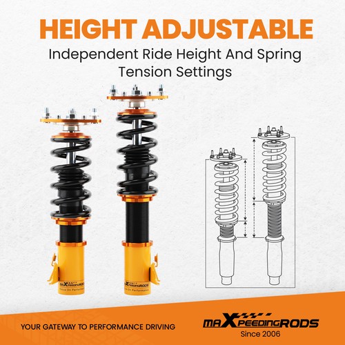 Coilovers for Niassan S14 Silvia 200SX 240SX Suspension Shock Adjustable Height - Picture 11 of 12