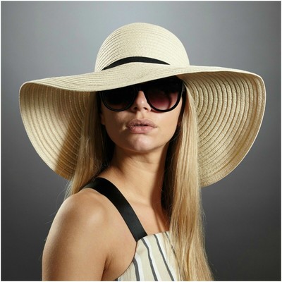 Ladies Womens Summer Sun Beach Floppy 