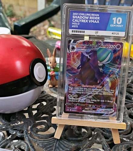 Shadow Rider Calyrex VMAX 075/198 ACE graded card