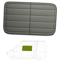Crew Side Window Cover for Ram Promaster,2014 Crew Window Gray - AllSeasonGuard