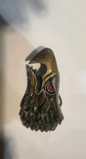 vintage bald Eagle Belt Buckle indiana metal craft R-70 1961