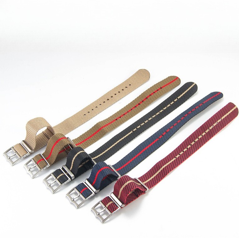 One Piece Soft Nylon Watch Bands Mens Sport Strap 20/22mm for Tudor with Tools