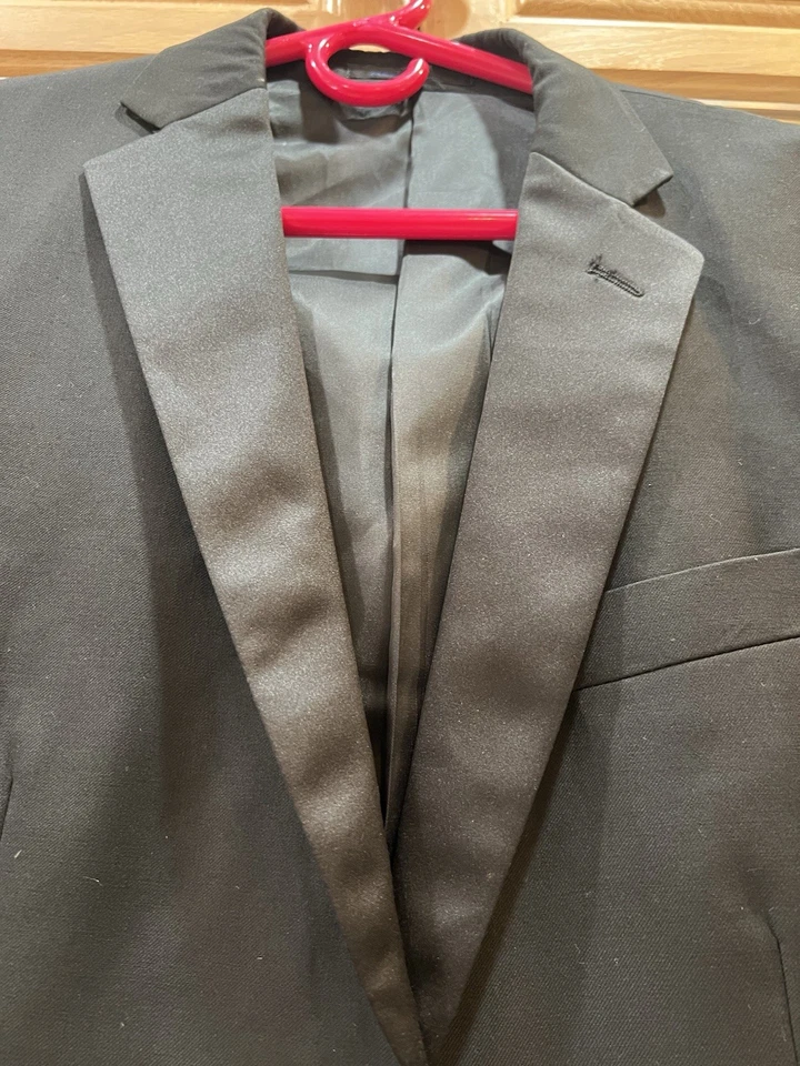 BRYAN MICHAELS TUX JACKET (ONLY) FORMAL BLACK CLASSY JACKET MENS SZ 38S TUXEDO - Image 2 of 4