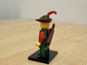 LEGO Forestman Minifigure Red PLUME/Arms 6066 Camouflaged Outpost Castle cas137a