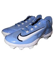 Nike Alpha Huarache Elite 4 Low MCS Baseball Cleats UNC Blue FN7221-403 Size 14