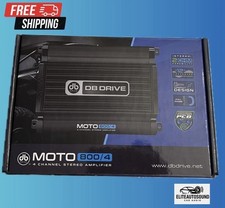 DB DRIVE MOTO800/4 WDX MOTO 4 Canales Clase D Amplificador Marino Impermeable (NUEVO)