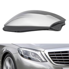 Headlight Lens Covers for Mercedes Benz S Class 2014 2017 Right Passenger Side