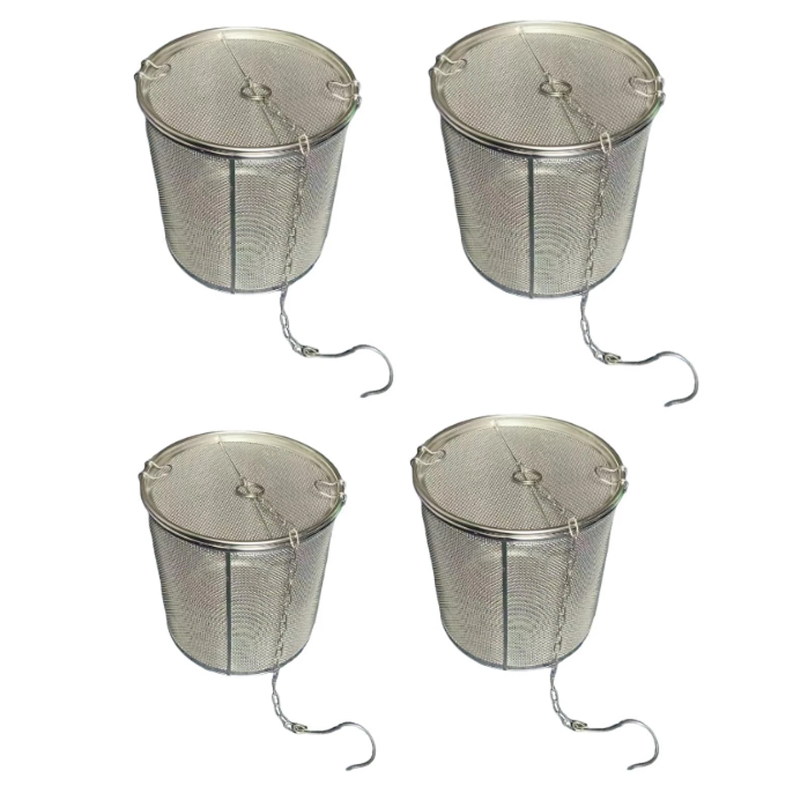 Mesh Tea Ball Infuser Loose Leaf Tea Steeper Men Women Stainless Steel Seasoning