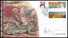 HRH THE DUKE OF KENT Signed 2007 GB St George's Day Buckingham FDC
