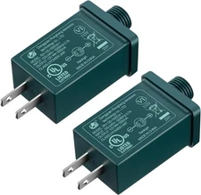 Feekoon 2 Pack Replacement Yard Inflatable Adapter, As the picture shown 