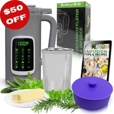 Decarboxylator Machine & Butter Infuser for herb infused butter oil tincture
