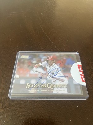 2019 Topps Stadium Club - Autographs Scooter Gennett #SCA-SG (AU)