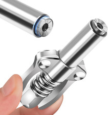 Grease Gun Coupler 12000 PSI Lock N Lube Tip Dual Handle Leak Proof 1/8" NPT