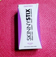 Zantrex SkinnyStix Berry Fusion, Rejuvenated Energy Powder 30 Pack Exp 09/2026