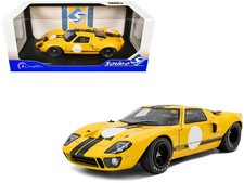1968 Ford GT40 MK1 Yellow with Black Stripes "Competition" Series 1/18 T&y Dieca