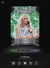VIDEOGAME Topps Slam 26 - WOMEN OF WWE THE STANDARD Signature Green - LIV MORGAN