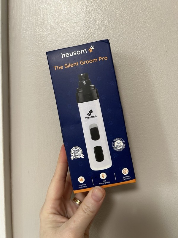 NEW Heusom Silent Groom Pro Nail Trimmer For Dogs And Cats