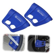 Rim Protectors for Tire Changing, Wheel Rim Guard Kit Motorcycle, 2 Blue