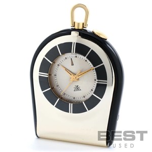 Authentic Gubelin Alarm Watch Men's Silver Gold Plated Swiss Made Used