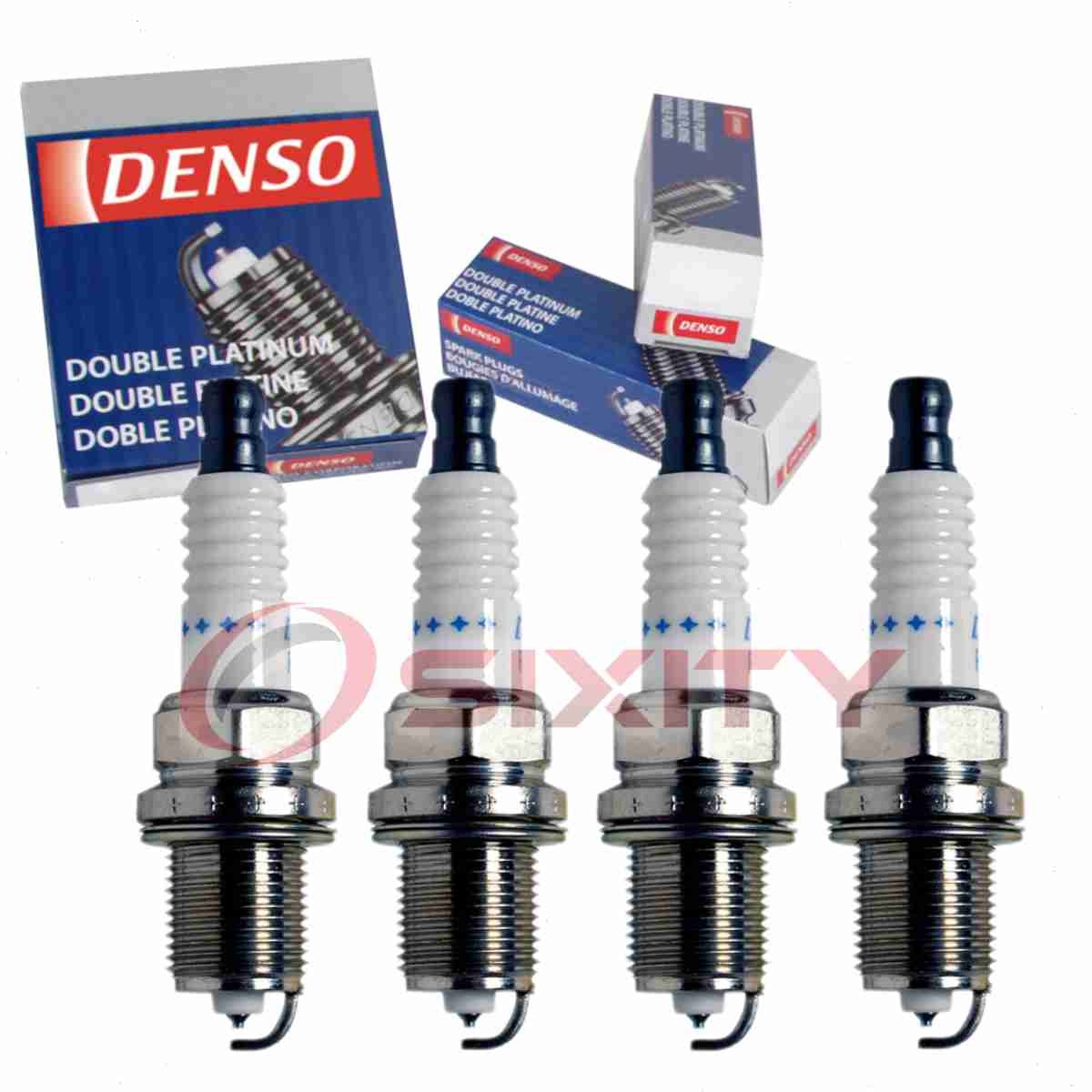 4 pc Denso Platinum Long Life Spark Plugs for 1999-2000 Dodge Caravan 2.4L md