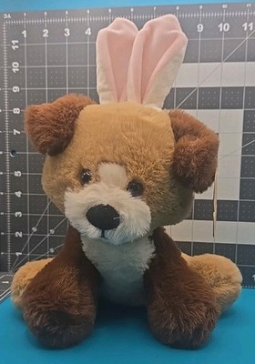 Animal Adventure Brown Dog Plush Puppy Rabbit Ears 2023 Stuffed Animal Toy