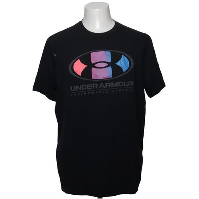 Under Armour, T-shirt, Größe: XL, Schwarz/Mehrfarbig, Print, Herren #SXP