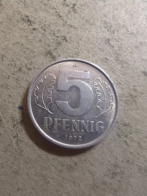 DDR 5 Pfennig 1972 #-180 - Bild 1 von 2