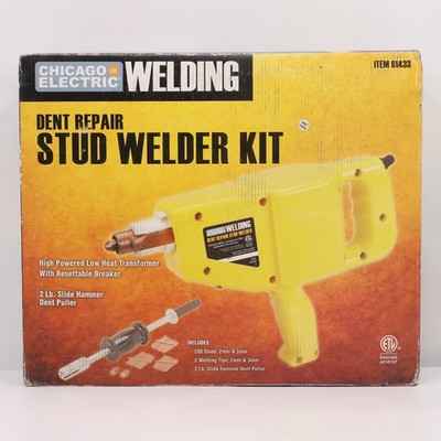 Chicago Electric Dent Repair Stud Welder Kit 61433 Auto Body Slide Hammer