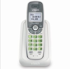 VTech CS6114 DECT 6.0 Cordless Phon ID/Call,White/Grey 3.50 x 3.50 x 7.00 Inches