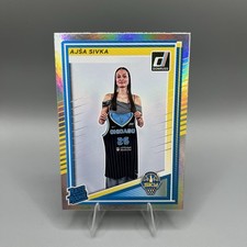 2025 Donruss WNBA Ajsa Sivka #93 Silver Holo Rated Rookie Chicago Sky RC