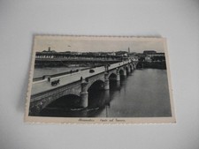 ALESSANDRIA PONTE SUL TANARO CARRETTO BICI AUTO D'EPOCA