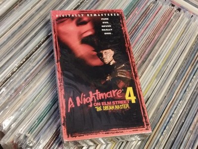 ''A Nightmare On Elm Street 4'' (The Dream Master) Horror [EXTRAS] VHS Brand NEW