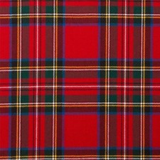 Scottish Heavyweight Royal StewartTartan 2 To 10 Yards 16Oz Acrylic Wool Tartan