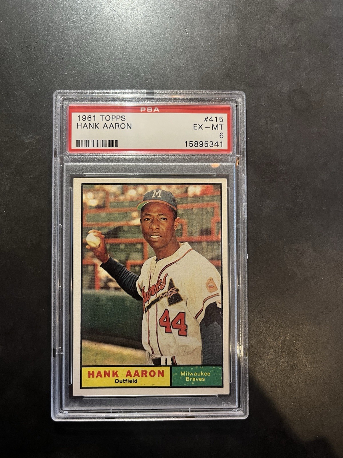 1961 Topps - Hank Aaron #415 PSA 6