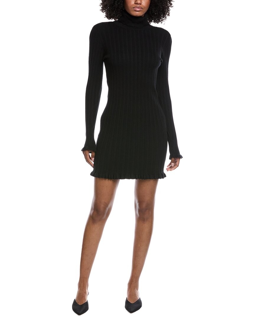 Cece Ribbed Sweaterdress Women's Black Xl