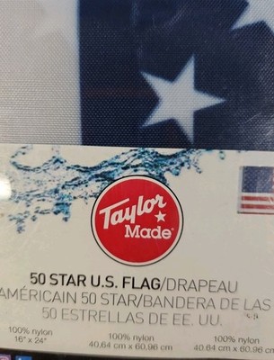 Taylor Made Nylon American Flag 50 Star Boat RV Trump 16'' X 24'' #2424 New