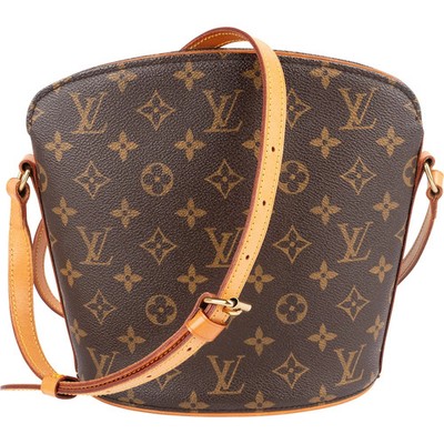 Louis Vuitton Monogram Canvas Drouot Crossbody Bag Tasche