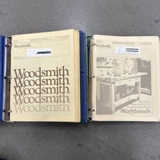Woodsmith Notes From The Shop Magazines - LOT 29 Magazines With Binders Vintage