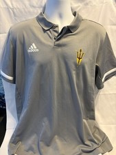 Adidas Arizona State Sun Devils ASU Men  s Athletic XL Performance Polo Gray
