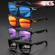 4-Pack Polarized Sunglasses Set Men Women UV400 Sports Fishing Driving Eyewear