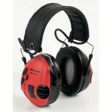 Peltor Sporttac Electronic Earmuff Black/Red  Ear defenders specially designed