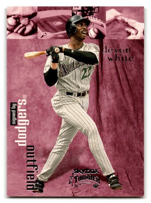 1999 SkyBox Thunder: Rant #40 Devon White