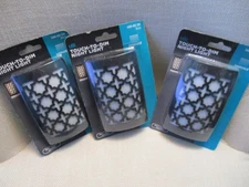 Touch to Dim Dimmable Soft White Plug-In LED Black Night Light (3PK) NEW