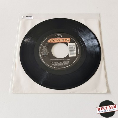 david lynn jones - when times were good 7'' vinyl record VG+