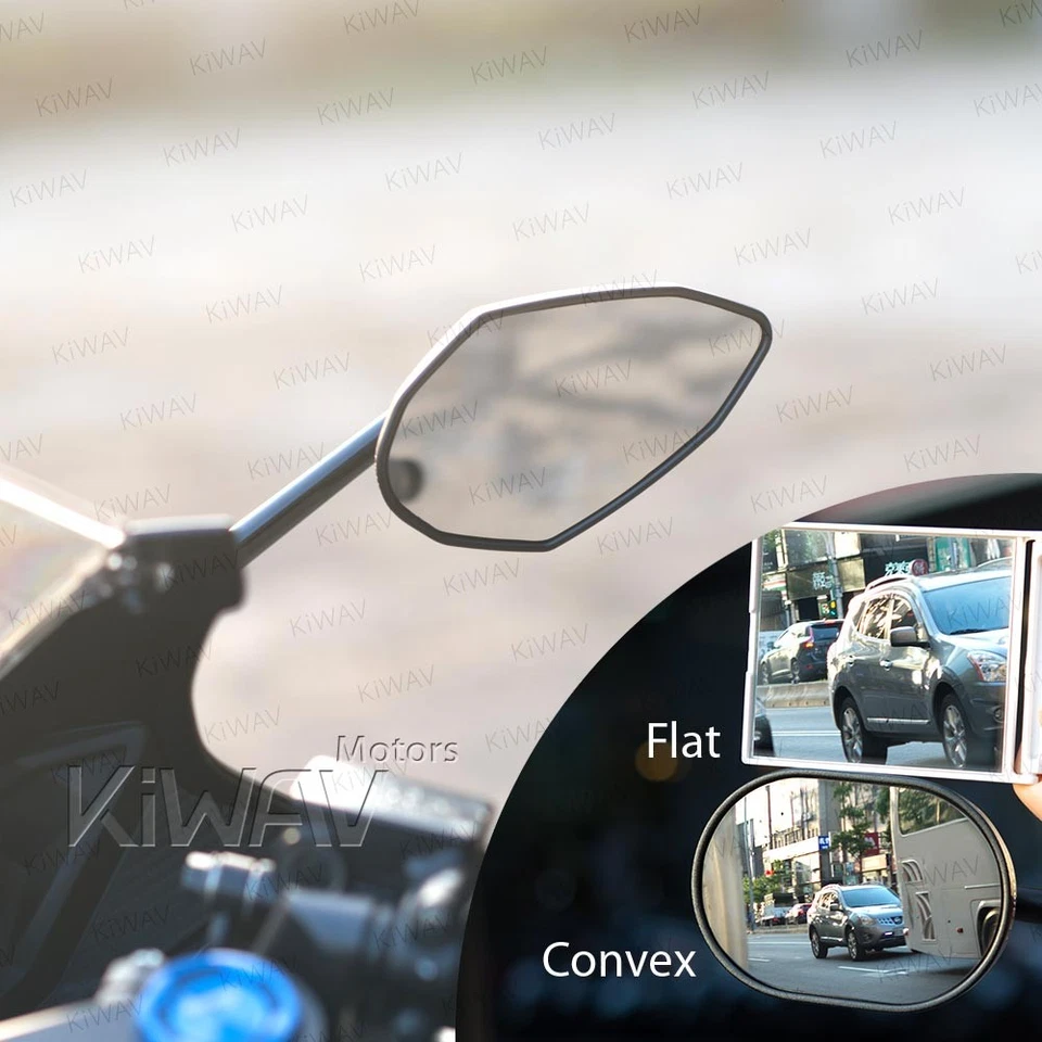 ¡NUEVO! Montaje de carenado de espejo negro VAWiK VENOM base negra para bicicleta deportiva DUCATI Foto 4 de 4