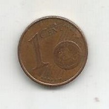 FRANCE 1 EURO CENT 2000