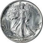 1943-P Walking Liberty Half PCGS MS64 Great Eye Appeal Strong Strike