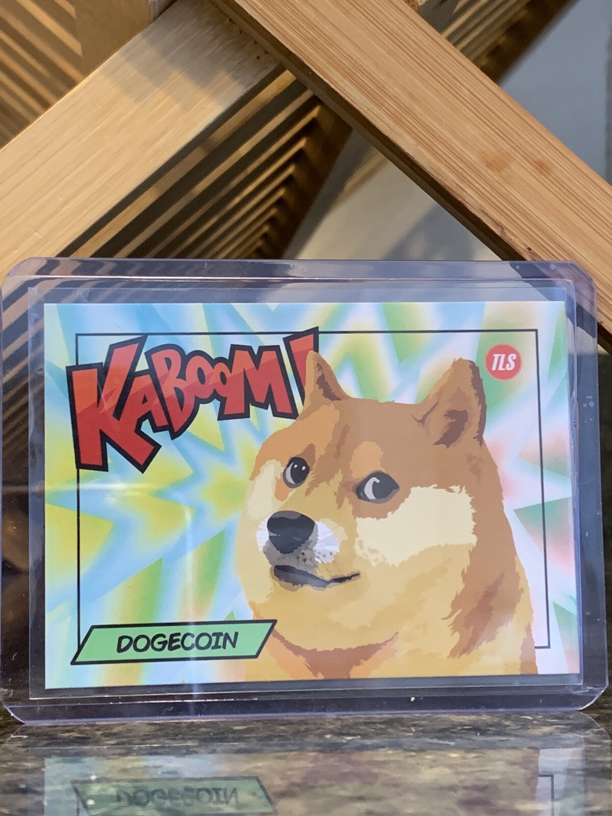 Doge Coin Kaboom! Trading Card Limited Edition Dogecoin Card 📈 BUY THE